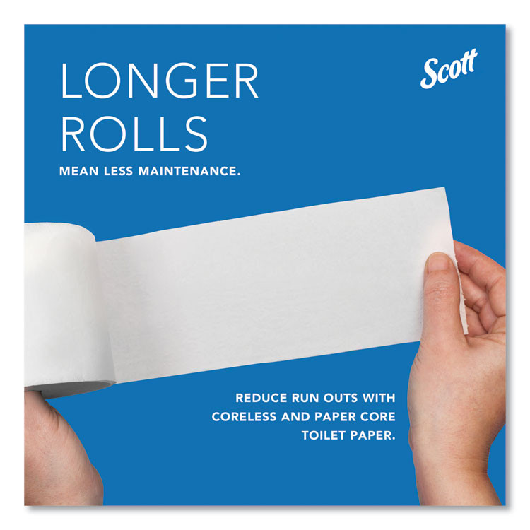 KIMBERLY-CLARK PROFESSIONAL Scott® 44517 Pro High Capacity Coreless SRB Tissue Dispenser, 11.25 x 6.31 x 12.75, White