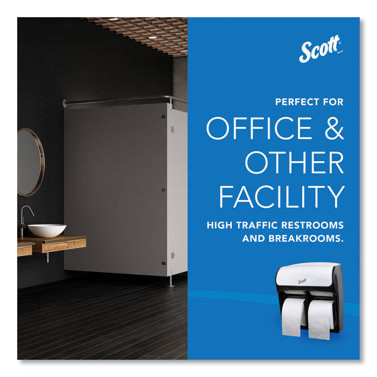 KIMBERLY-CLARK PROFESSIONAL Scott® 44517 Pro High Capacity Coreless SRB Tissue Dispenser, 11.25 x 6.31 x 12.75, White