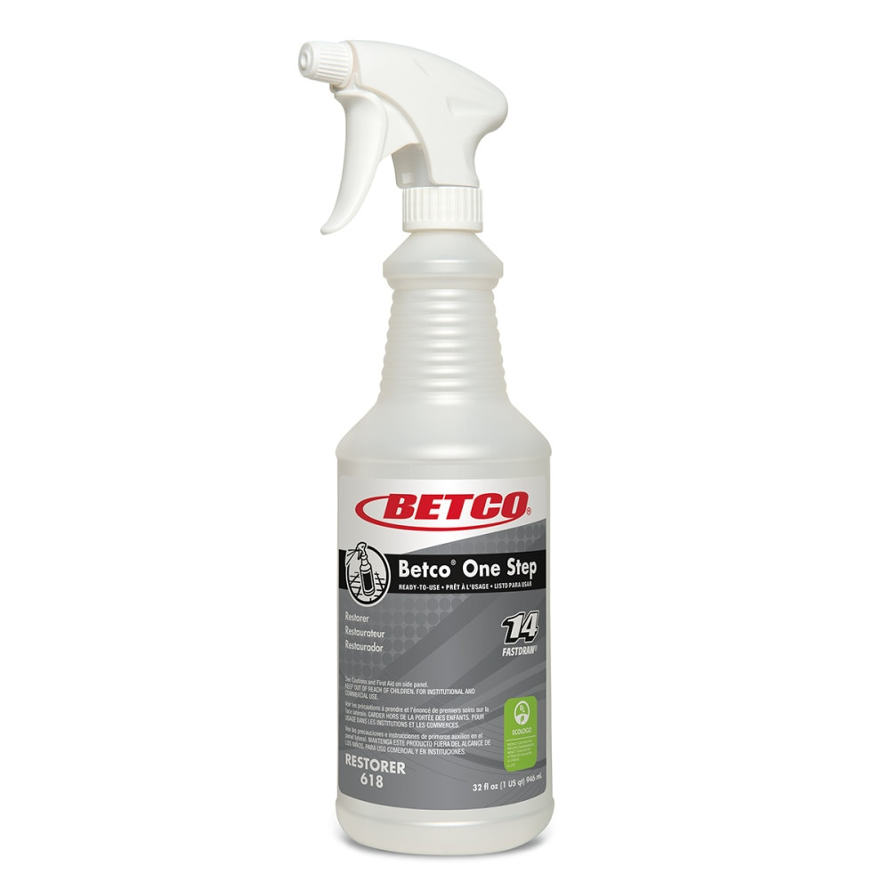 BETCO CORPORATION 6183200 Betco One Step Spray Bottles, 32 Oz., Pearlized, Case Of 12