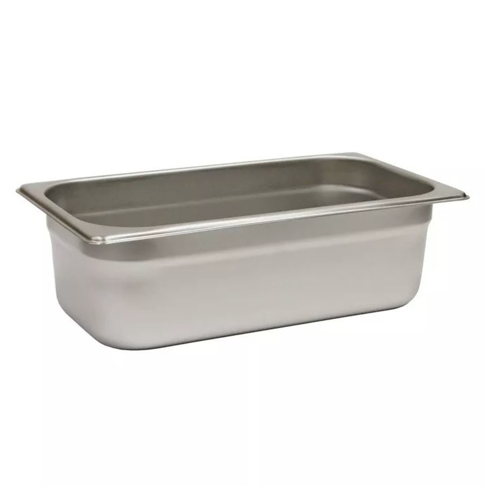 BROWNE & CO. 22134 Hoffman Tech Browne Stainless Steel Steam Table Pans, 1/3 Size, Silver, Pack Of 24 Pans