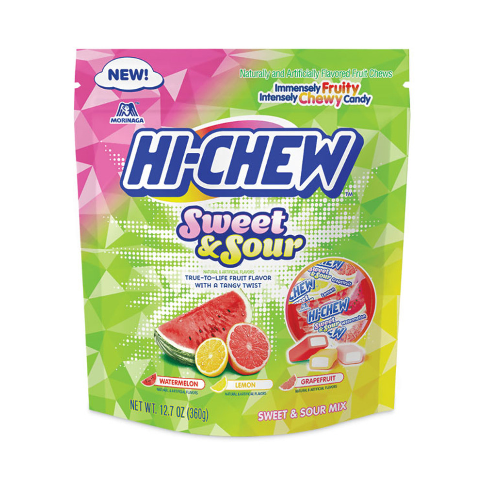 MORINAGA AMERICA Hi-Chew™ 20902640 Fruit Chews, Sweet and Sour, 12.7 oz, 3/Pack