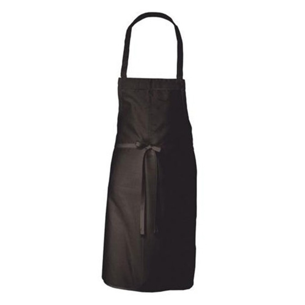 CHEF WORKS, INC. APKBL BLK0 Chef Works Bib Apron, One Size, Black