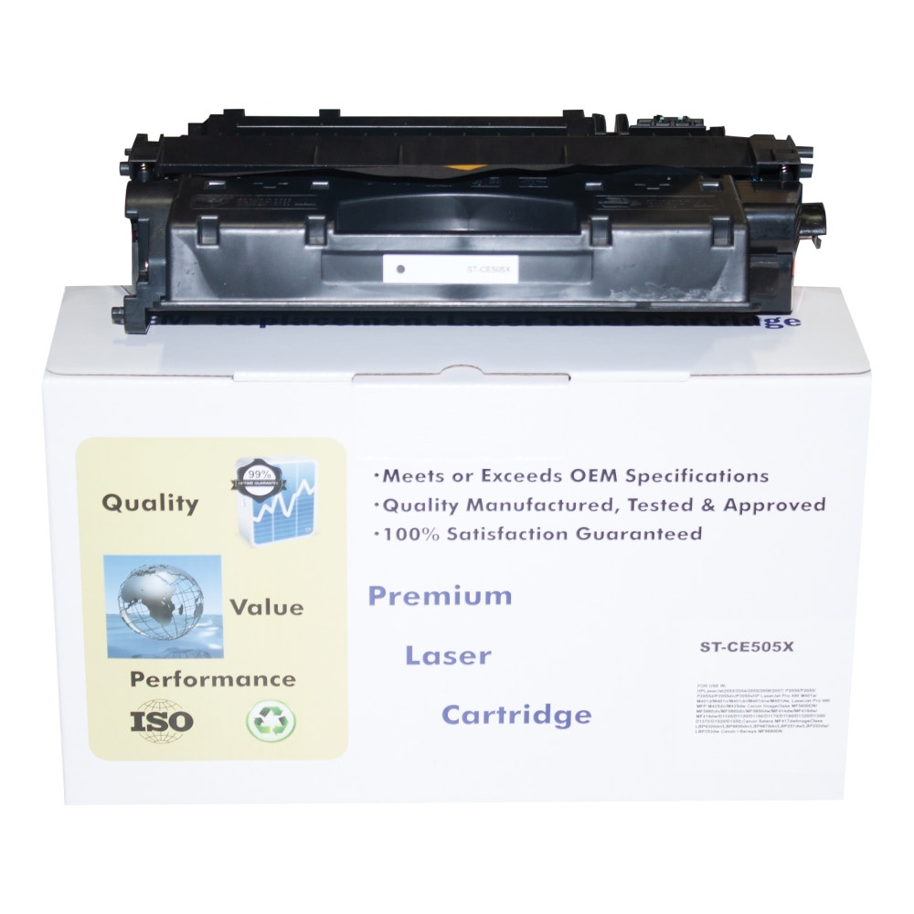 M&A GLOBAL CARTRIDGES LLC M&amp;A Global CE505X-CMA M&A Global Remanufactured Black High Yield Toner Cartridge Replacement For HP 05X, CE505X, CE505X-CMA