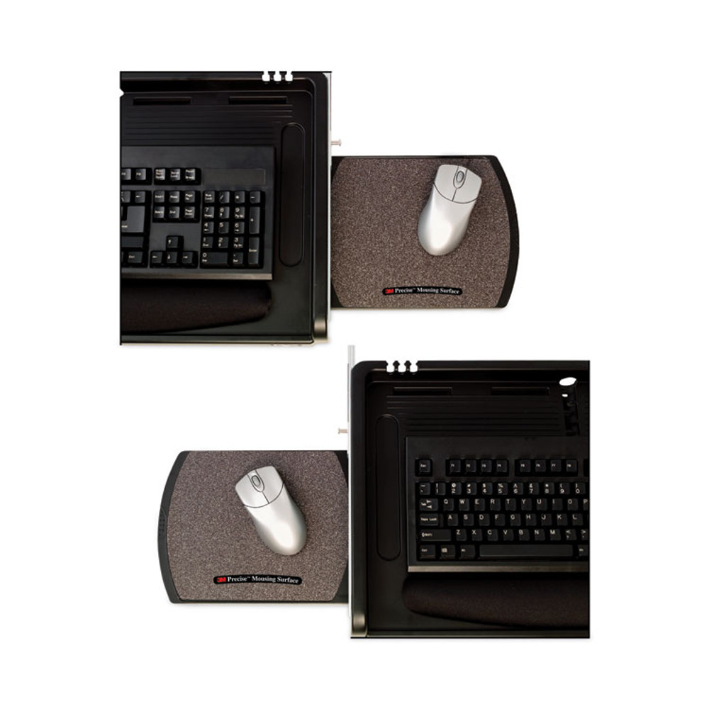 3M/COMMERCIAL TAPE DIV. KD45 Under Desk Keyboard Drawer, 23w x 14d, Black
