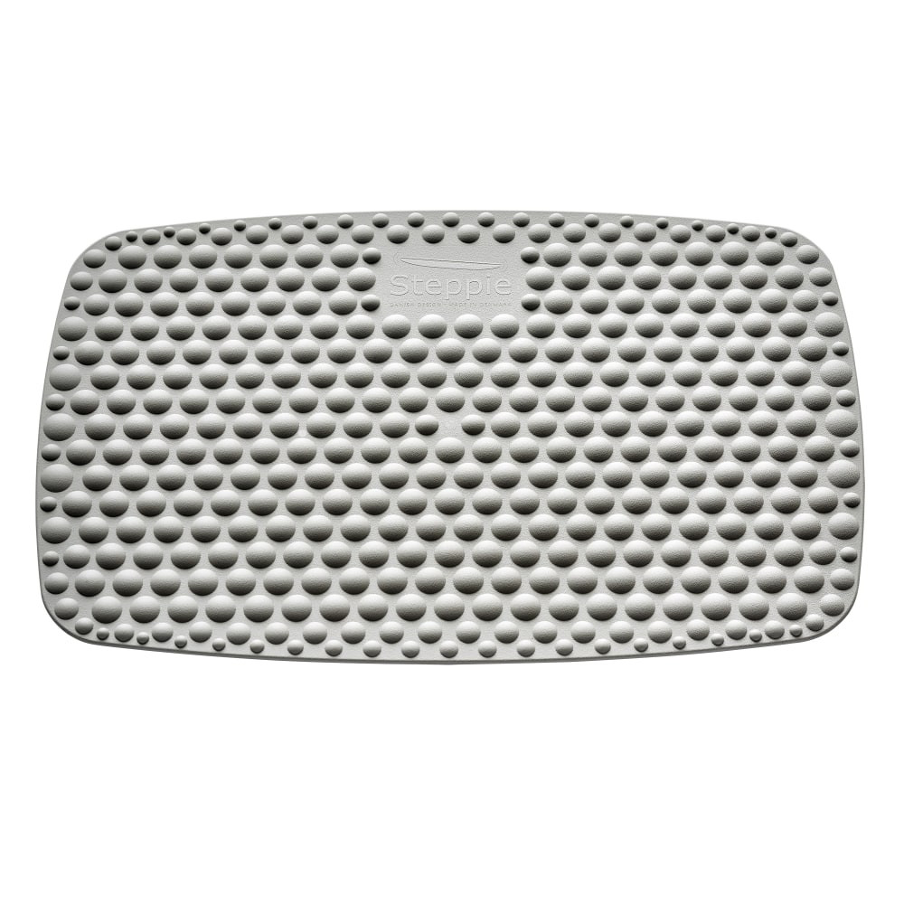 STEPPIE APS Victor ST590  Steppie Soft Top Reflexology Mat, 1/16inH x 22 1/8inW x 14 1/4inD, Gray