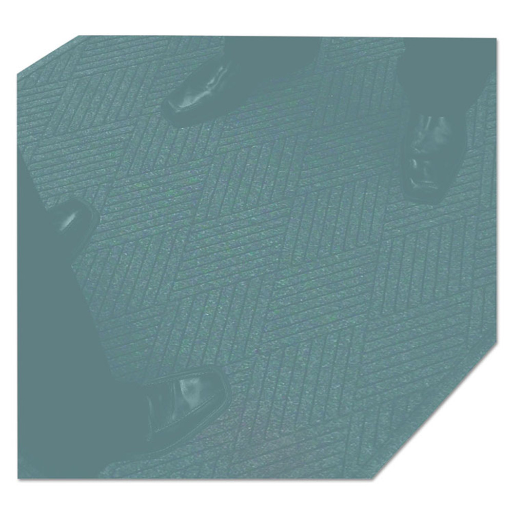 MILLENNIUM MAT COMPANY Guardian EGDSF040804 EcoGuard Diamond Floor Mat, Single Fan, 48 x 96, Charcoal