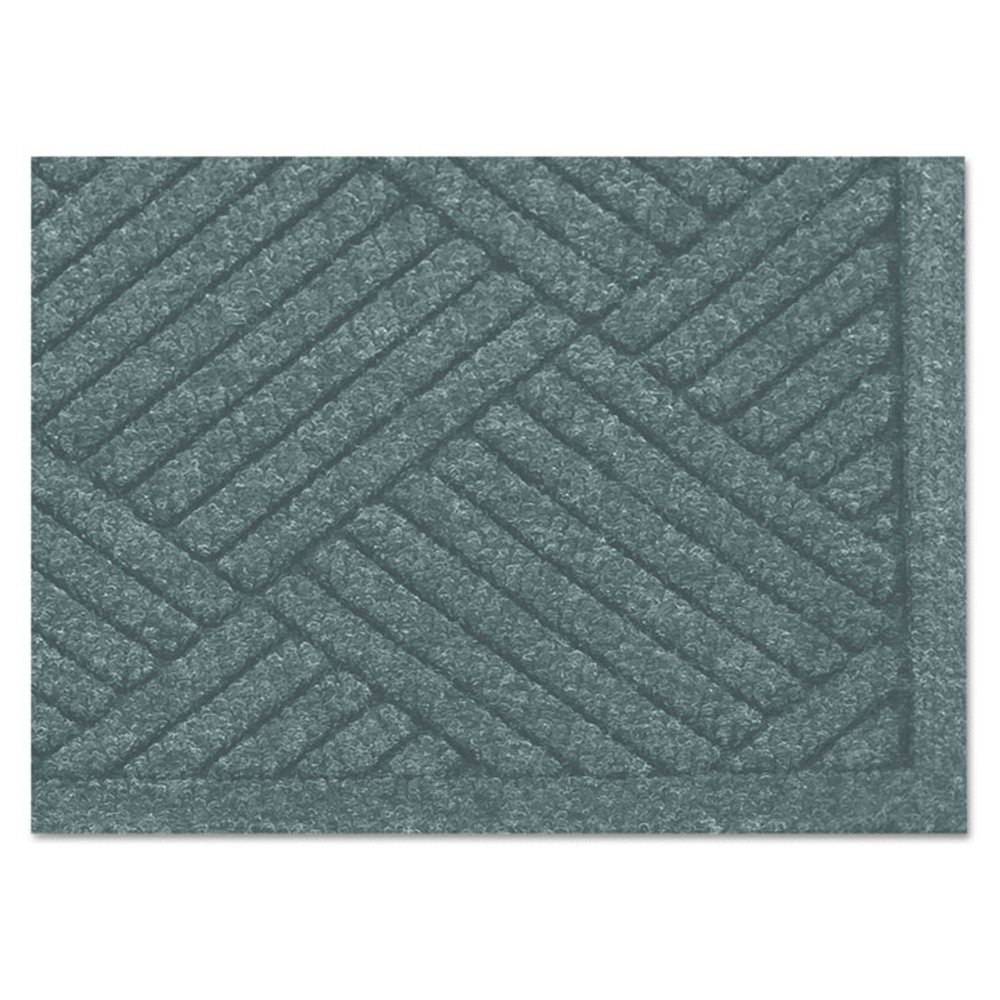 MILLENNIUM MAT COMPANY Guardian EGDSF040804 EcoGuard Diamond Floor Mat, Single Fan, 48 x 96, Charcoal