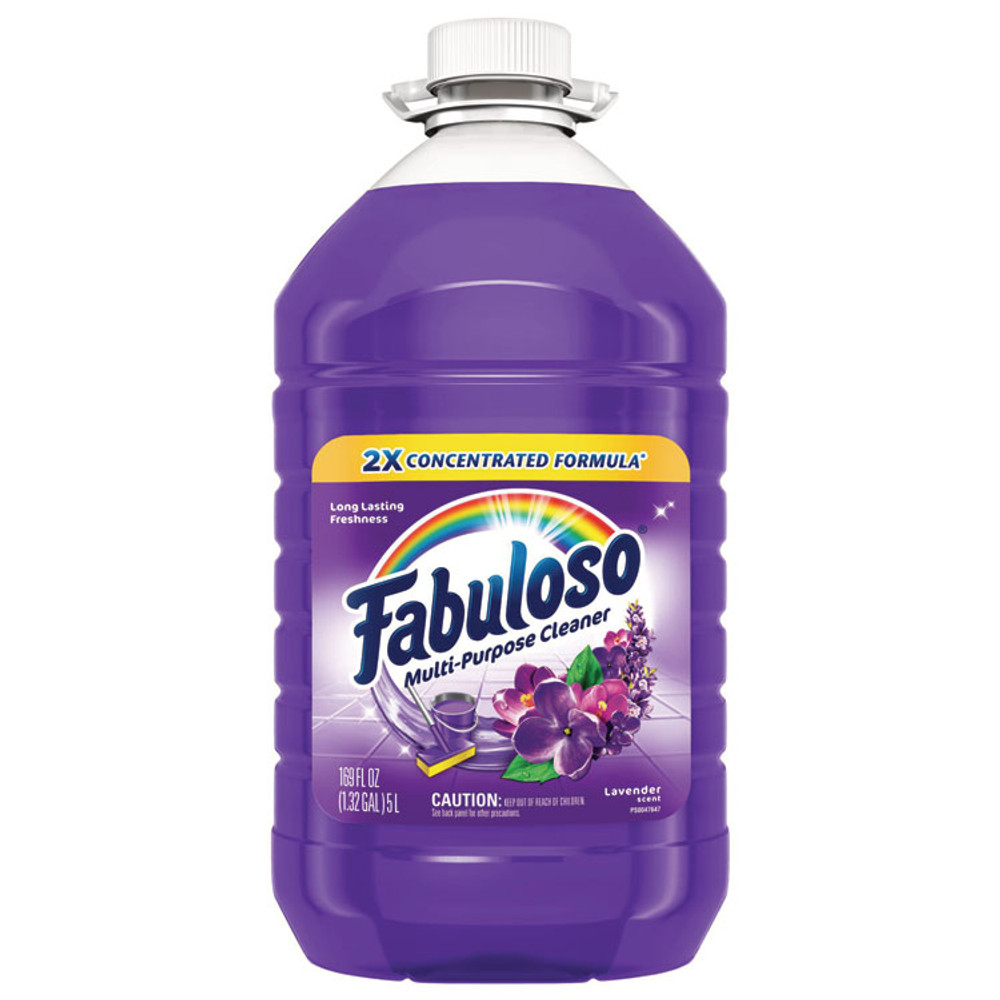COLGATE PALMOLIVE, IPD. Fabuloso® 61037882 Multi-use Cleaner, Lavender Scent, 169 oz Bottle, 3/Carton