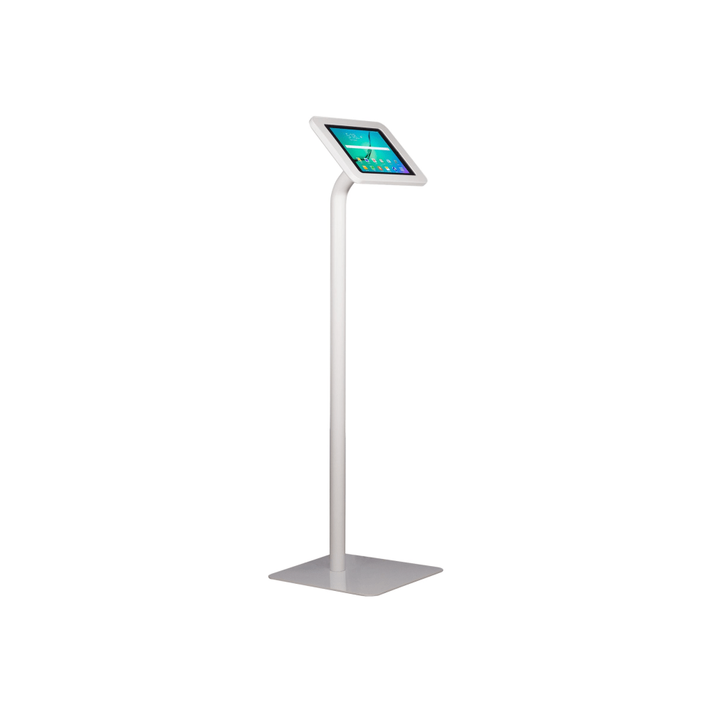 THE JOY FACTORY KAS201W  Elevate II Floor Stand Kiosk - Stand - 45 deg. viewing angle - for tablet - lockable - white - floor-standing - for Samsung Galaxy Tab S2 (9.7 in), Tab S3
