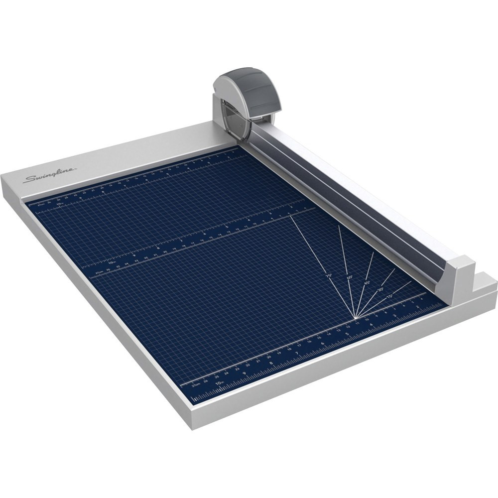 ACCO BRANDS USA, LLC 10009 Swingline 1215 Rotary Trimmer - 15 Sheet Cutting Capacity - 12in Cutting Length - Rotating Blade - Silver - 1 Each