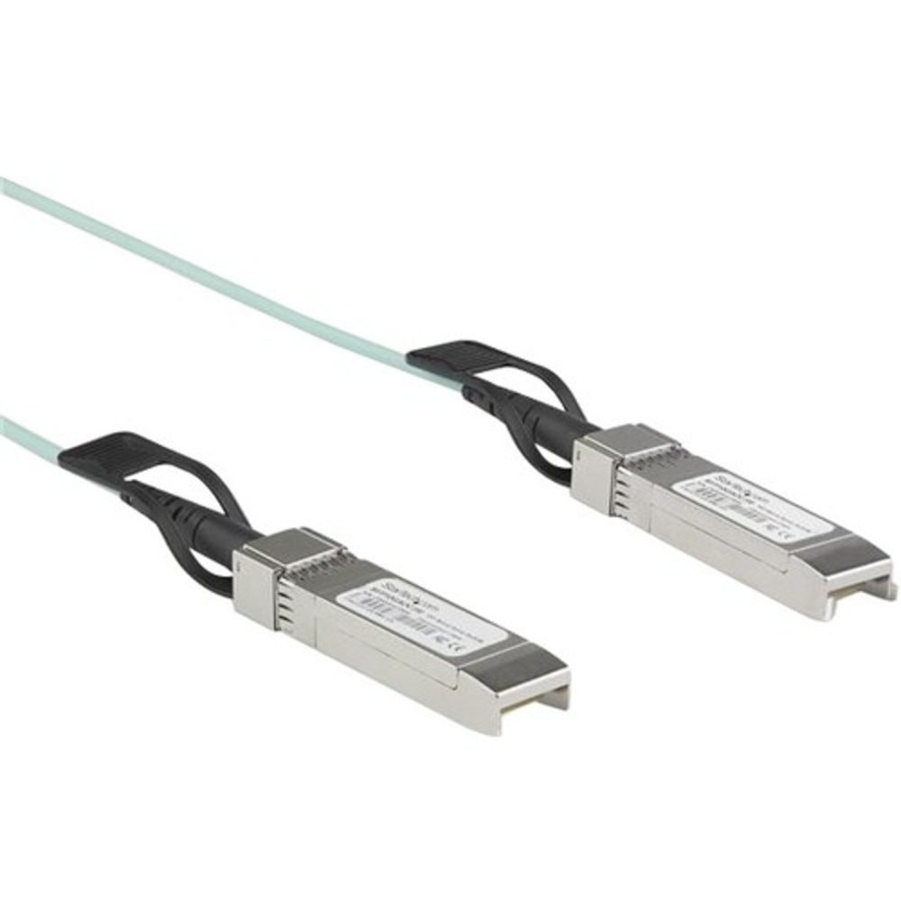 STARTECH.COM AOCSFP10G5ME  Dell EMC AOC-SFP-10G-5M Compatible SFP+ Active Optical Cable - 5 m - 10 GbE (AOCSFP10G5ME) - First End: 1 x SFP+ Male Network - Second End: 1 x SFP+ Male Network - 1.25 GB/s