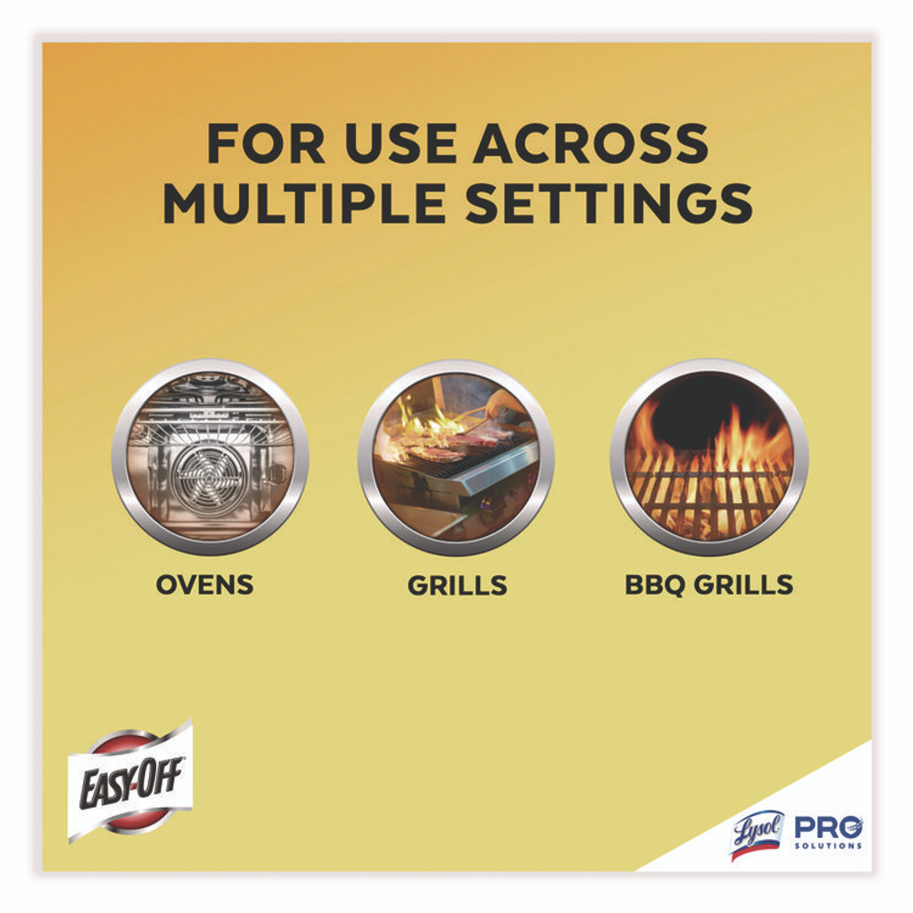 RECKITT BENCKISER Professional EASY-OFF® 85260EA Fume-Free Max Oven Cleaner, Foam, Lemon, 24 oz Aerosol Spray