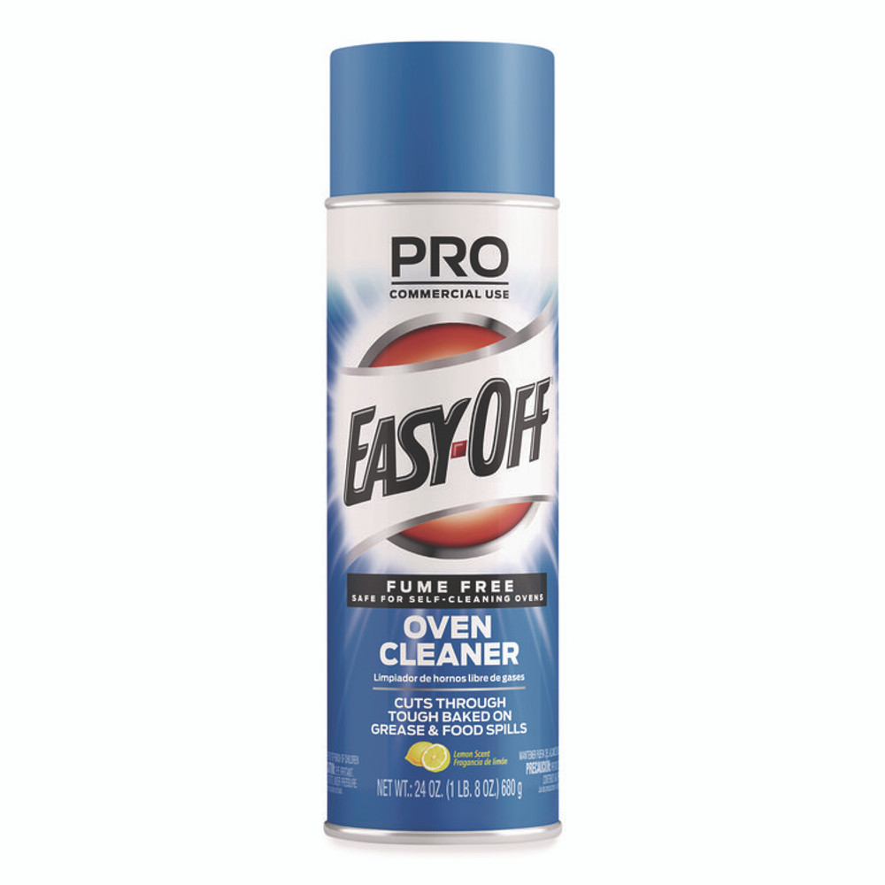 RECKITT BENCKISER Professional EASY-OFF® 85260EA Fume-Free Max Oven Cleaner, Foam, Lemon, 24 oz Aerosol Spray