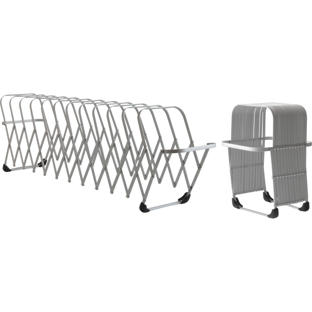 LEE PRODUCTS COMPANY 14112 LEE Flexible Expandable Collator/Sorter/File - 12 - 7in Width x 11in Depth - Desktop - Silver - Aluminum - 1 Each
