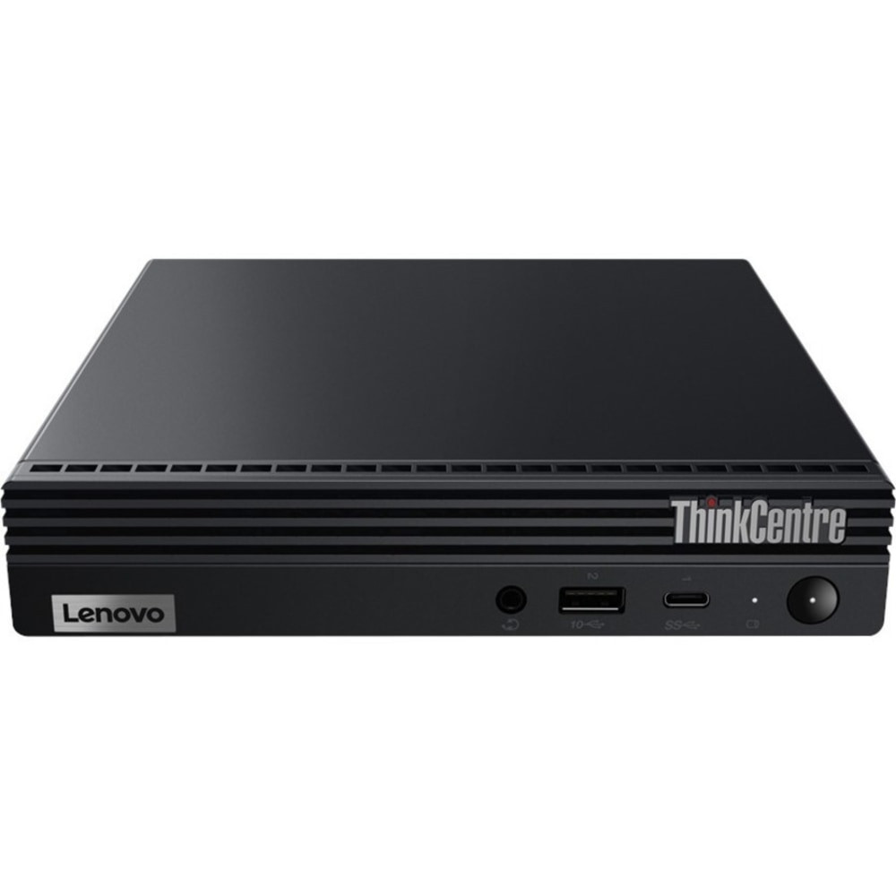 LENOVO, INC. Lenovo 11LV004TUS  ThinkCentre M60e 11LV004TUS Desktop Computer - Intel Core i5 i5-1035G1 Quad-core 1 GHz - 8 GB RAM- 256 GB M.2 PCI Express SSD - Tiny - Black - Windows 10 Pro 64-bit - Intel UHD Graphics- 65 W