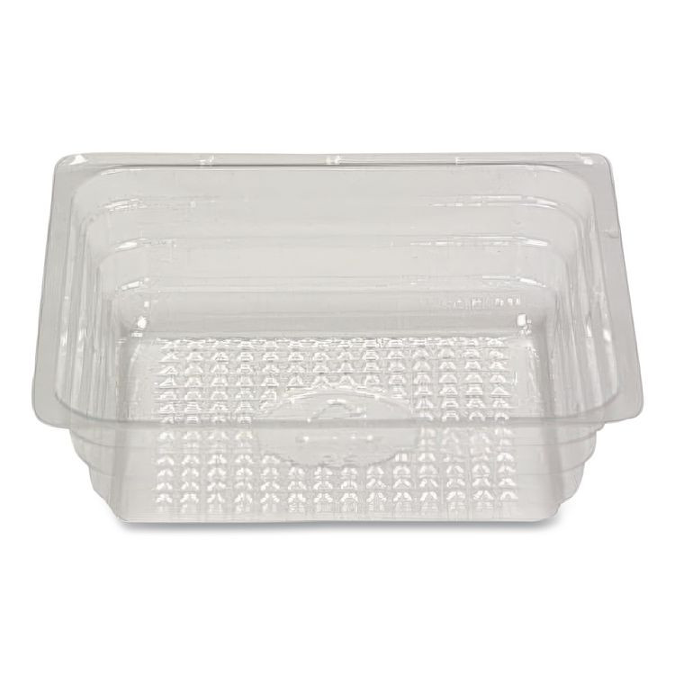 REYNOLDS FOOD PACKAGING R4296 Reflections Portion Plastic Trays, Shallow, 4 oz Capacity, 3.5 x 3.5 x 1, Clear, 2,500/Carton