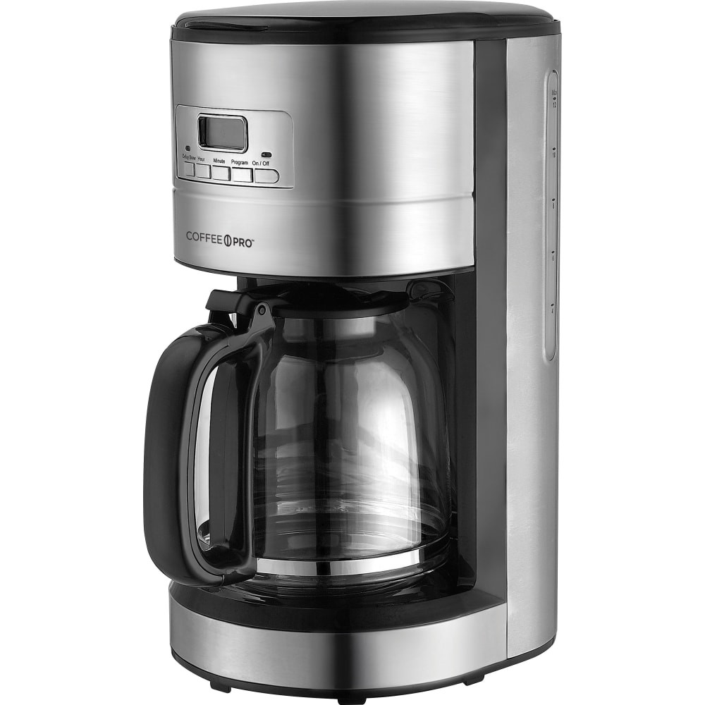 ORIGINAL GOURMET FOOD CO. CPCM4276 Coffee Pro 10-12 Cup Stainless Steel Brewer - Stainless Steel