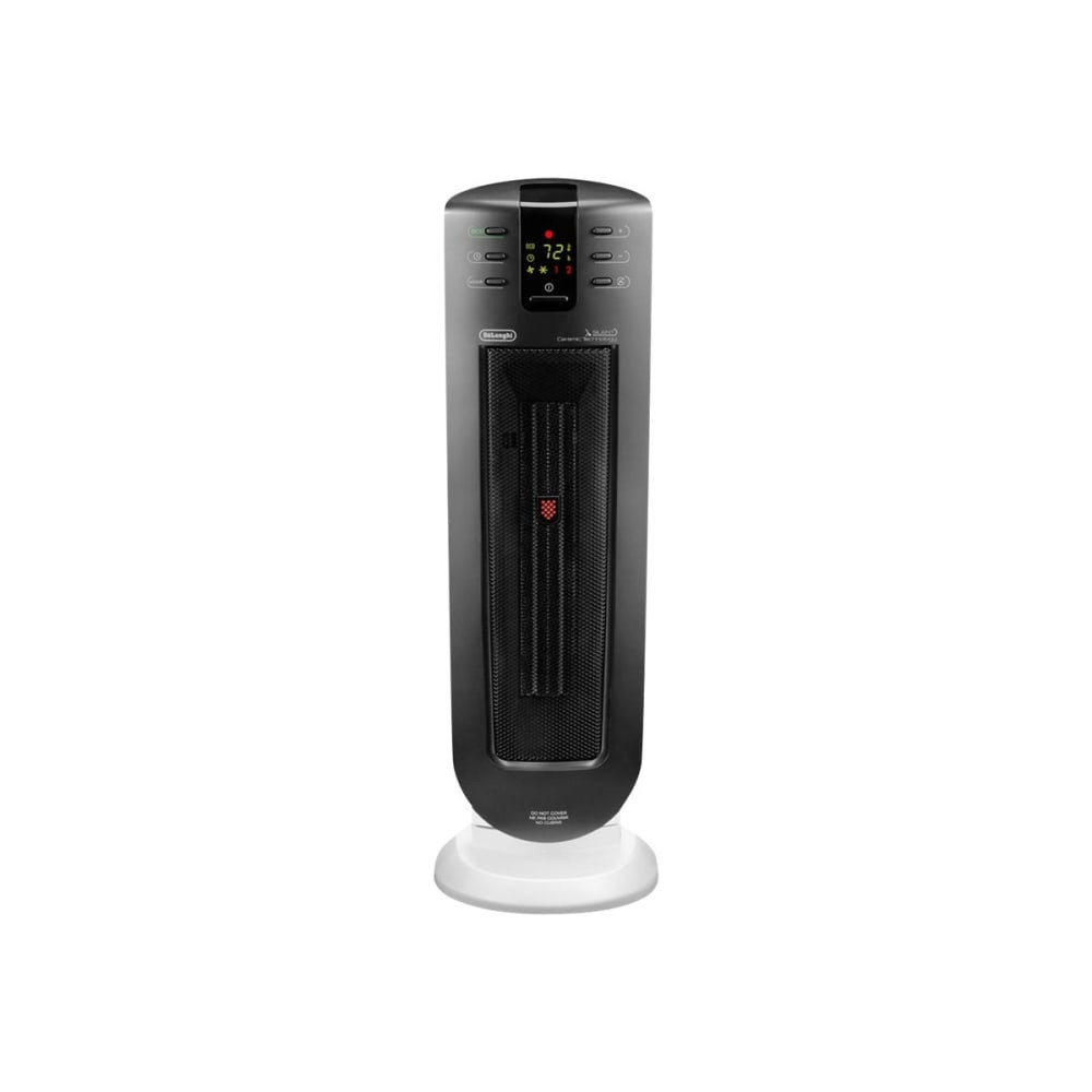 DELONGHI AMERICA INC. TCH7915ER DeLonghi SAFE HEAT Tower Ceramic Heater - Ceramic - Electric - Electric - 1499.94 W - 2 x Heat Settings - 144 Sq. ft. Coverage Area - 1500 W - Indoor - Tower - Black