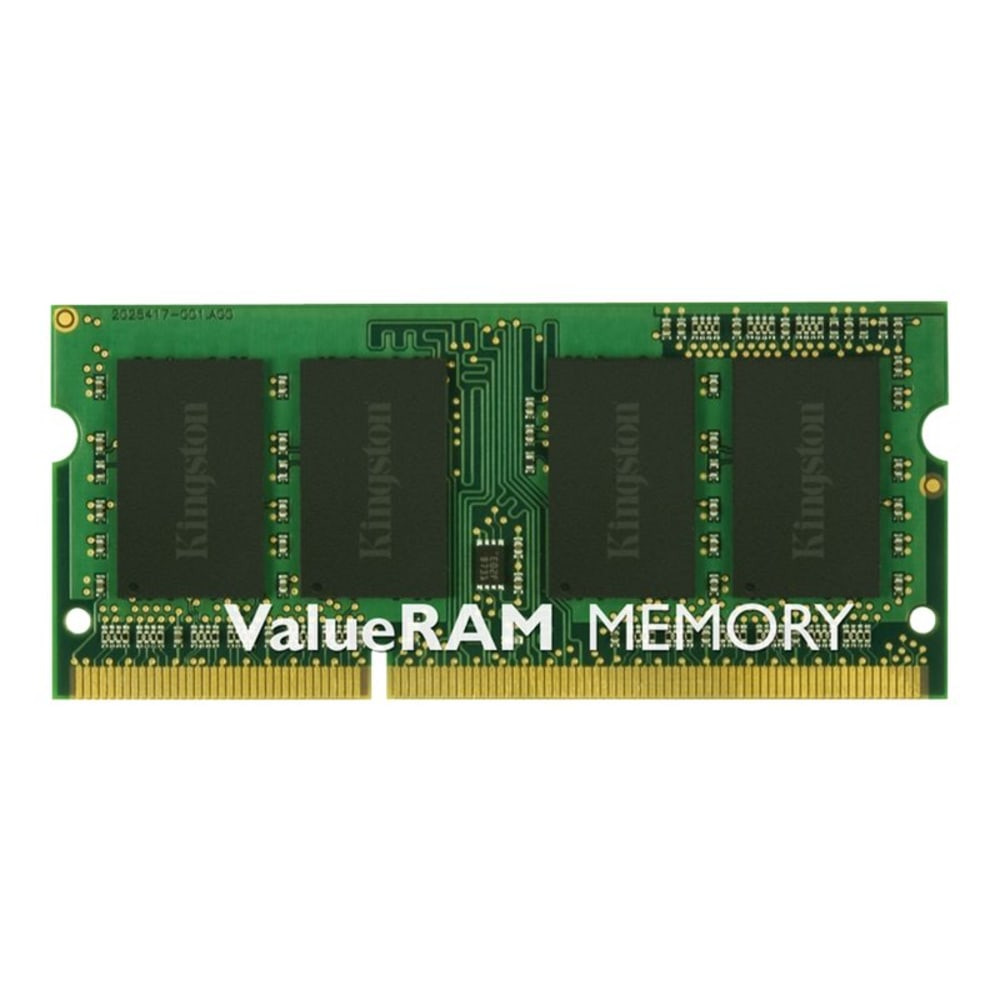 KINGSTON TECHNOLOGY CORPORATION Kingston KVR16LS11/8BK  ValueRAM - DDR3L - module - 8 GB - SO-DIMM 204-pin - 1600 MHz / PC3L-12800 - CL11 - 1.35 V - unbuffered - non-ECC