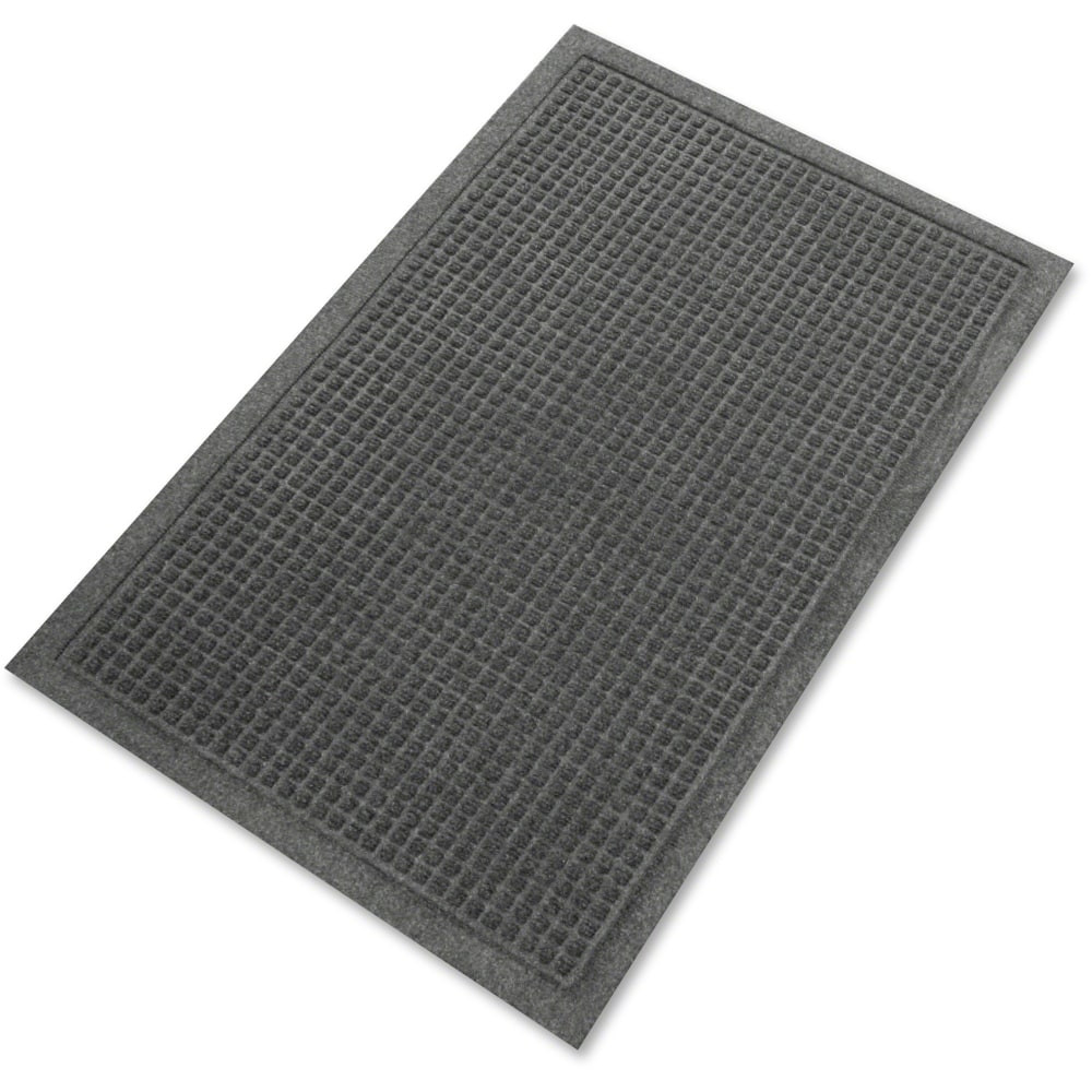 MILLENNIUM MAT COMPANY EG020304 Guardian Floor Protection EcoGuard Floor Mat - Indoor, Outdoor, Carpeted Floor, Hard Floor - 36in Length x 24in Width - Rectangular - Rubber - Charcoal - 1 Each