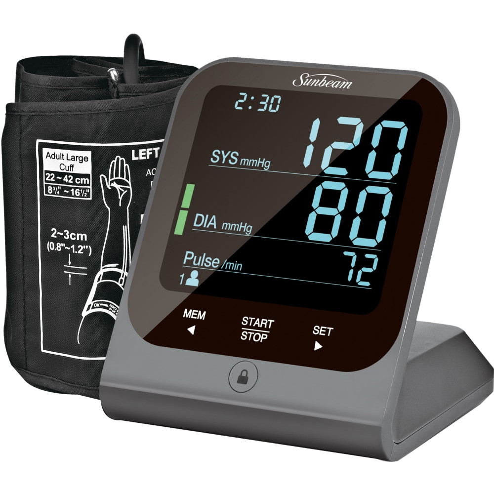 ENGLEWOOD MARKETING LLC Sunbeam 16985  16985 Upper Arm Blood Pressure Monitor, Black