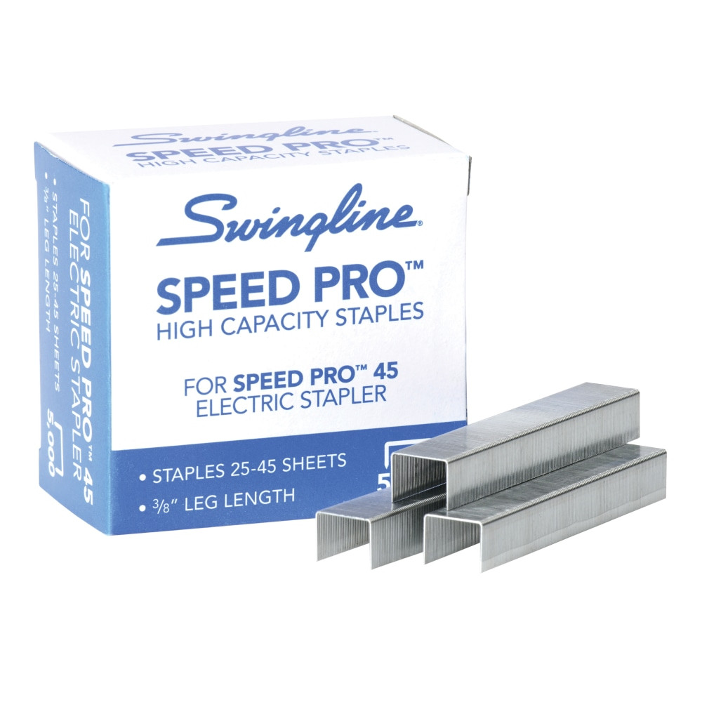 ACCO BRANDS USA, LLC Swingline S7035465  Speed Pro High-Capacity Staples, 3/8in, Box Of 5,000