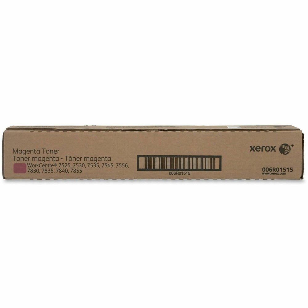 XEROX CORPORATION 006R01515 Xerox Genuine WorkCentre 7500 Series, 7800 Series, 7800i Series, 7970i, EC7800 Series, WorkCentre 7970, Magenta Toner Cartridge - Laser - 15000 Pages - Magenta - 1 Each