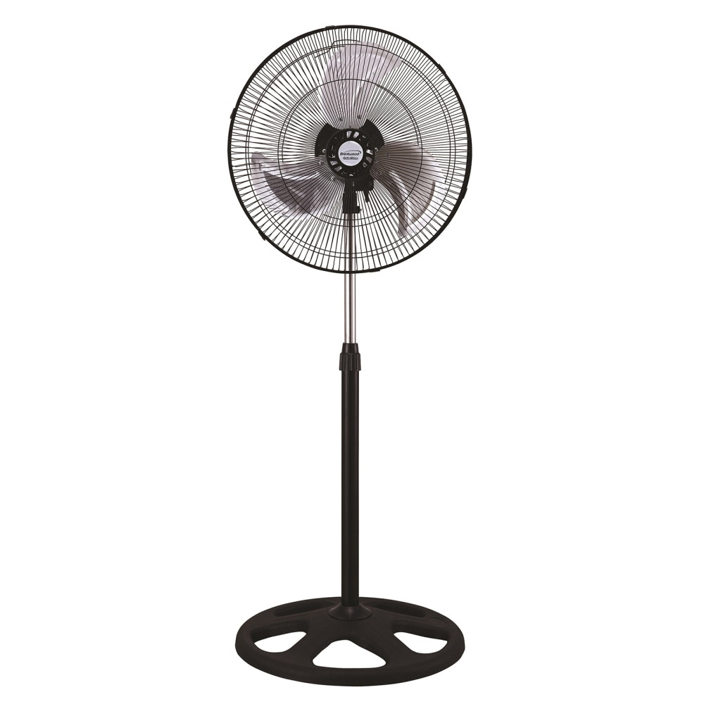 TODDYs PASTRY SHOP 99595708M Brentwood Kool Zone 3-In-1 Adjustable Industrial Stand Fan, 22in x 18in, Black