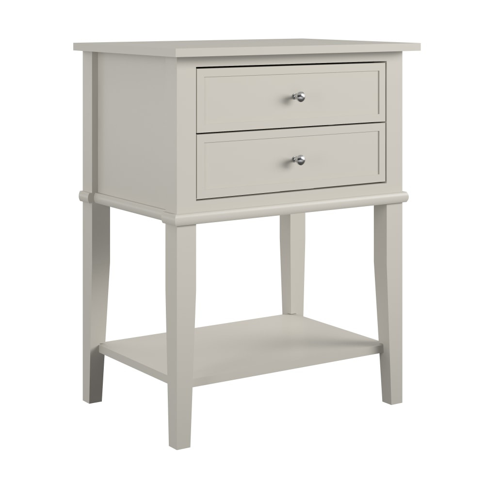 AMERIWOOD INDUSTRIES, INC. Ameriwood Home 5062319COM  Franklin Accent Table, 28inH x 22inW x 15-1/2inD, Taupe