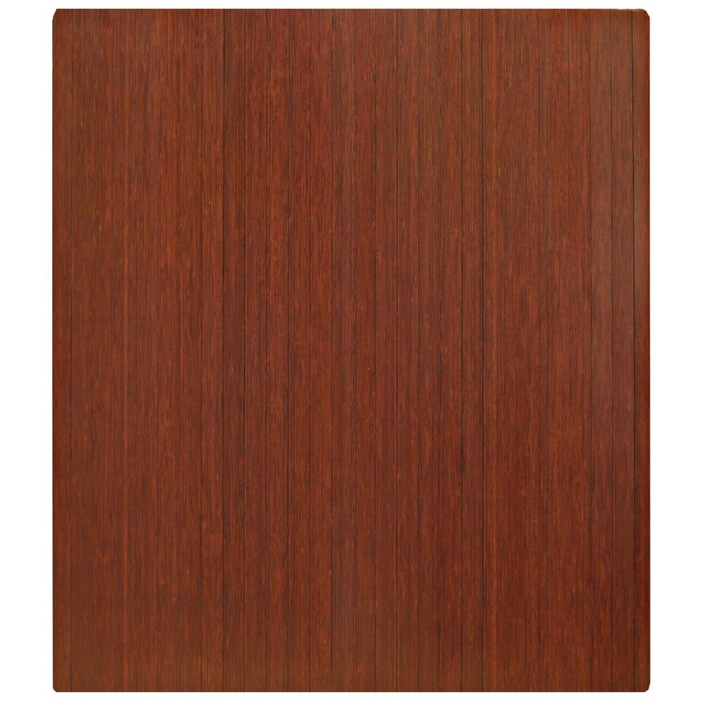 GFH ENTERPRISES INC. Anji Mountain AMB24035  Bamboo Roll-Up Chair Mat, 48in x 42in, 1/4in-Thick, Dark Cherry