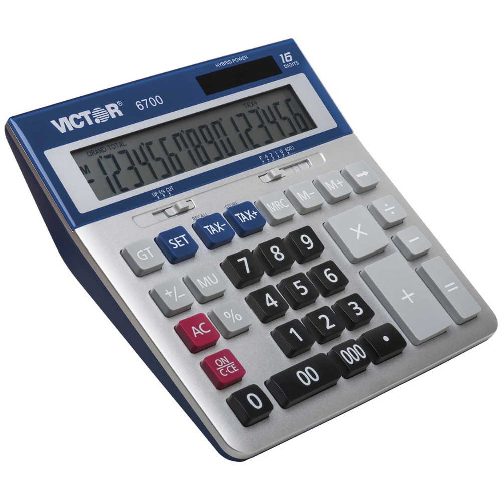 VICTOR TECHNOLOGY Victor 6700  6700 Extra-Large Desktop Calculator
