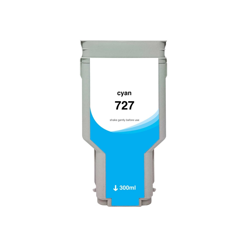 CLOVER TECHNOLOGIES GROUP, LLC WH727XLC Clover Imaging Group - 300 ml - High Yield - cyan - compatible - ink cartridge - for HP DesignJet T1500, T1530, T2500, T2530, T920, T930