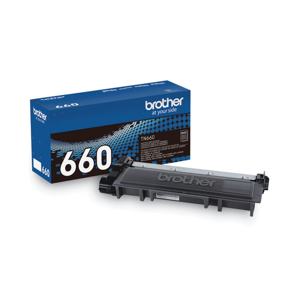 BROTHER INTL. CORP. TN660 TN660 High-Yield Toner, 2,600 Page-Yield, Black