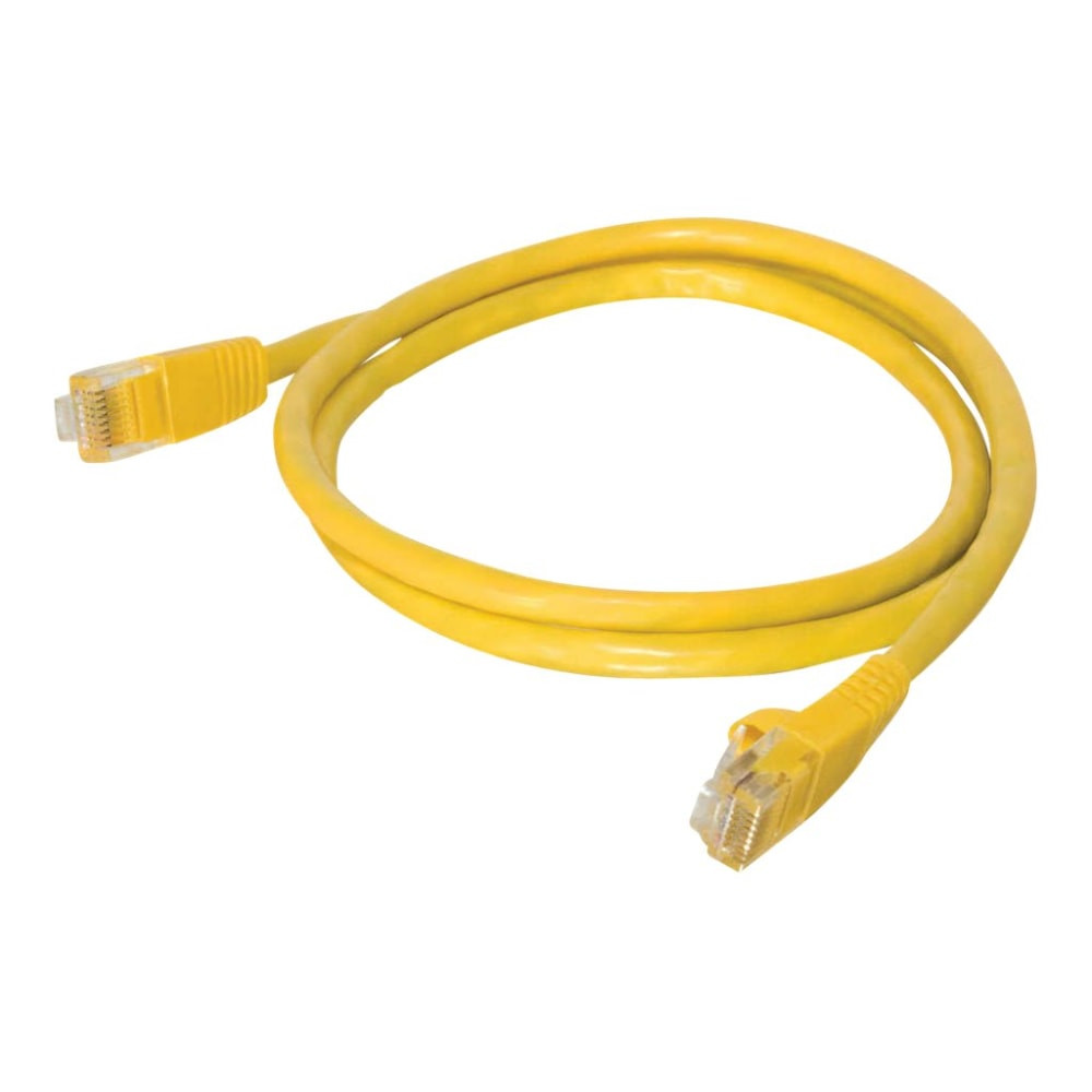 LASTAR INC. 00432 C2G Cat5e Snagless Unshielded (UTP) Network Patch Cable - Patch cable - RJ-45 (M) to RJ-45 (M) - 6 ft - UTP - CAT 5e - molded, snagless, stranded - yellow