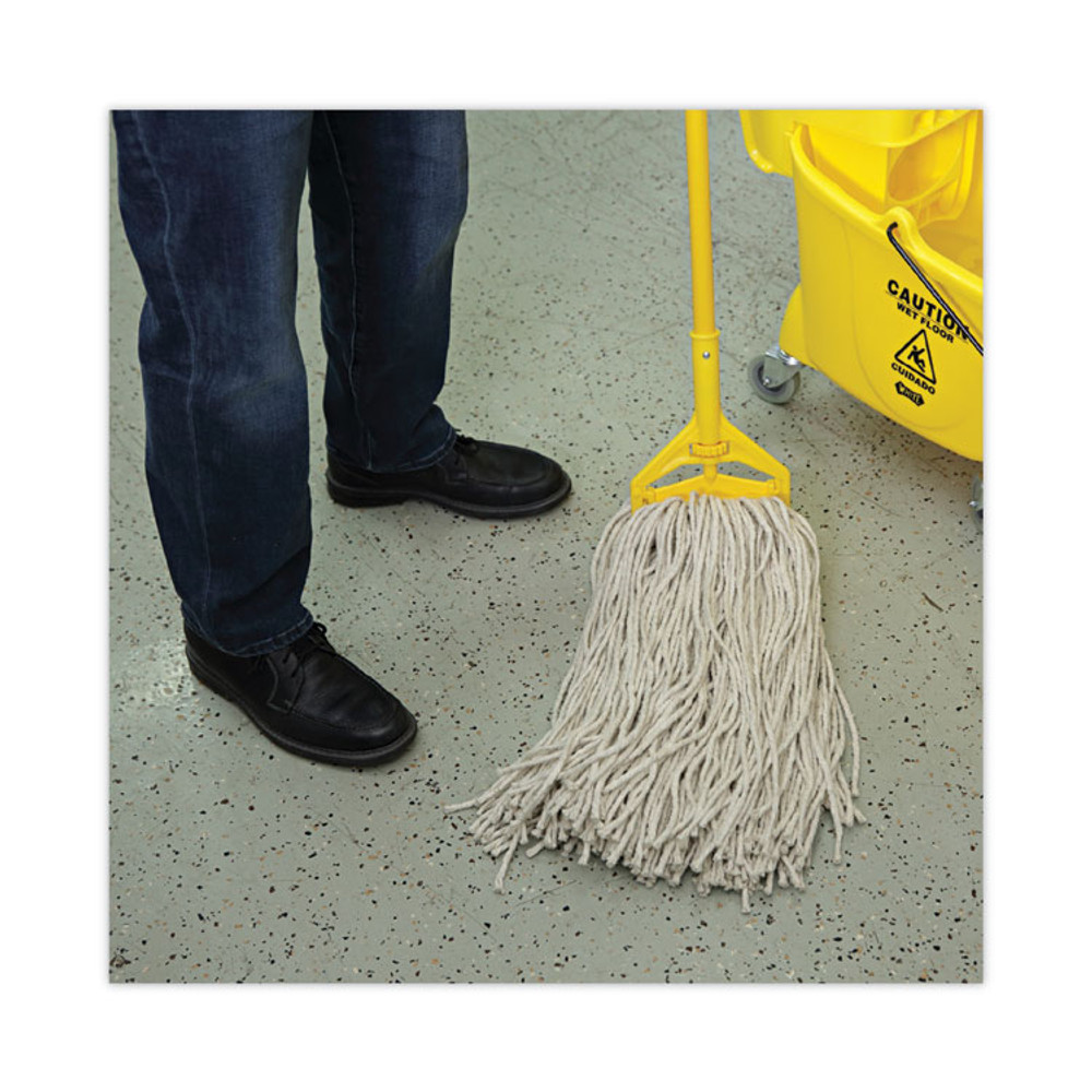 BOARDWALK CM20032 Mop Head, Cotton, Cut-End, White, 4-Ply, 32oz, 12/Carton
