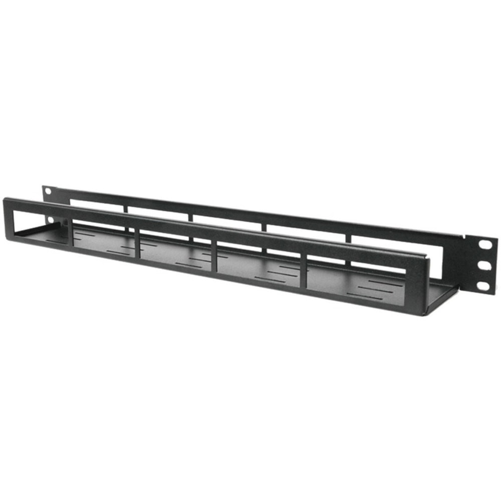 INNOVATION FIRST, INC. RackSolutions 1UCROSSBAR-120  - Rack cable management tray - textured black powder - 1U