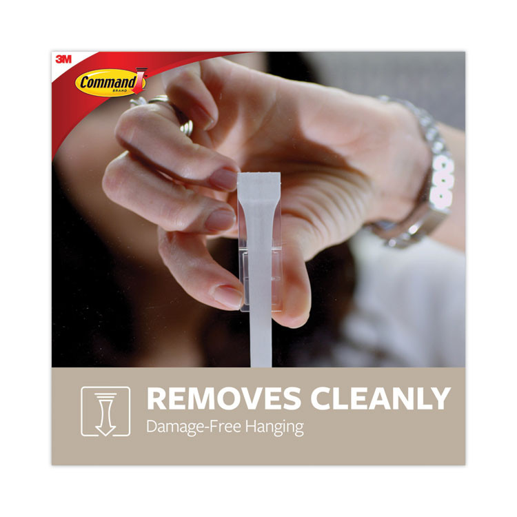 3M/COMMERCIAL TAPE DIV. Command™ 17034MB2ES Medium Indoor Decorative Hooks, Metal, Matte Black, Supports 3 lb, 2/Pack