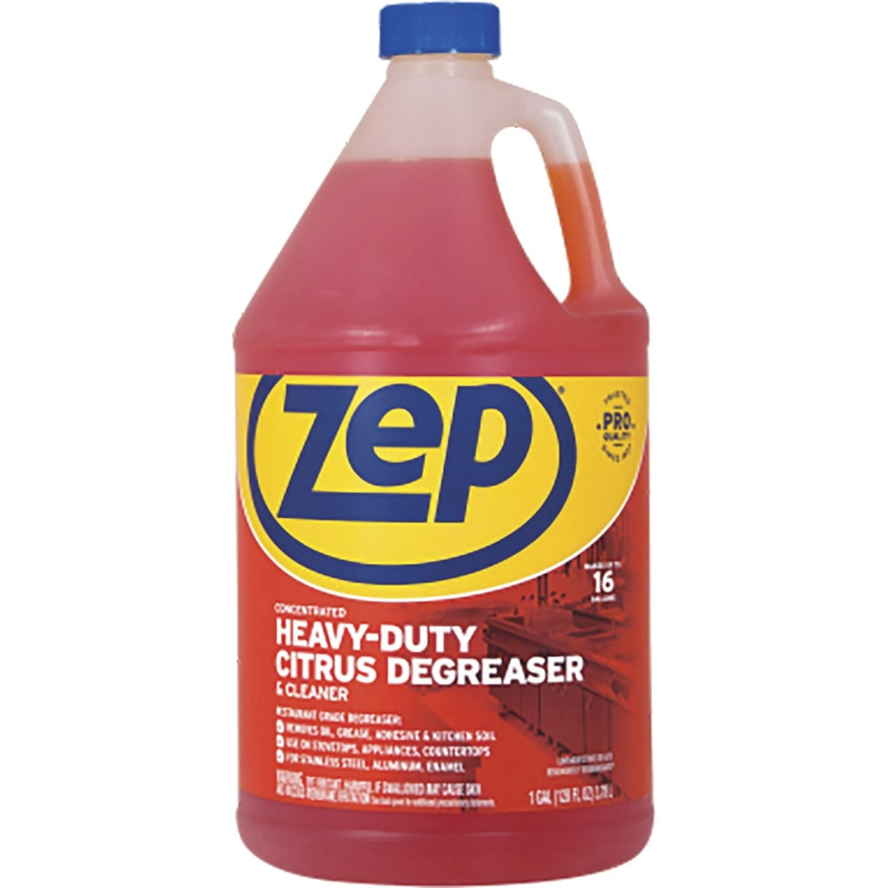 ZEP INC. Zep ZUCIT128  Heavy-Duty Citrus Degreaser - Concentrate - 128 fl oz (4 quart) - 1 Each - Heavy Duty - Orange