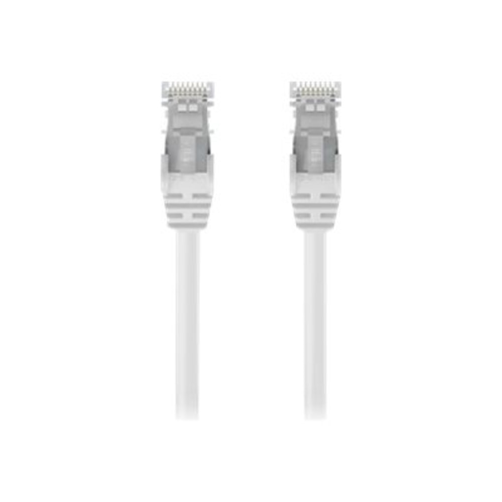 BELKIN, INC. A3L980-03-WHT-S Belkin 3ft CAT6 Ethernet Patch Cable Snagless, RJ45, M/M, White - Patch cable - RJ-45 (M) to RJ-45 (M) - 3 ft - UTP - CAT 6 - molded, snagless - white - for Omniview SMB 1x16, SMB 1x8; OmniView SMB CAT5 KVM Switch