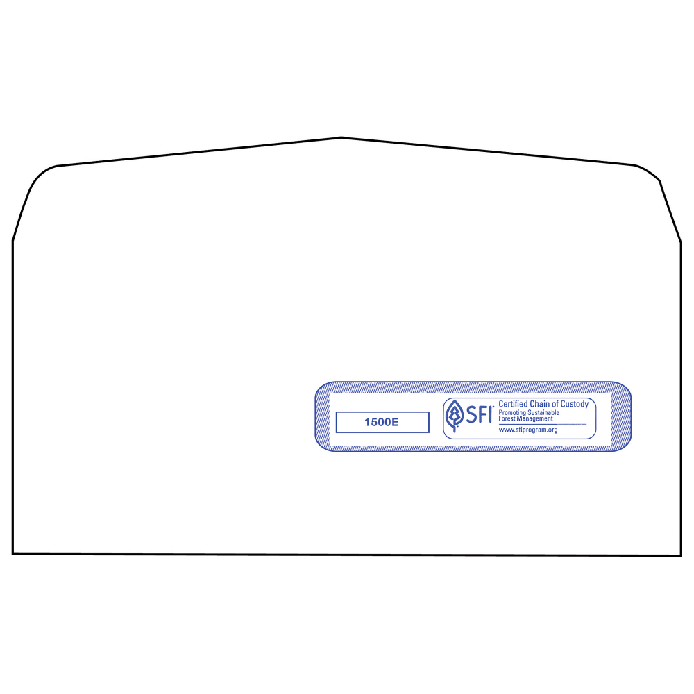 TAX FORMS PRINTING, INC. E-1500E CMS Health Insurance Window Envelopes, Box Of 500