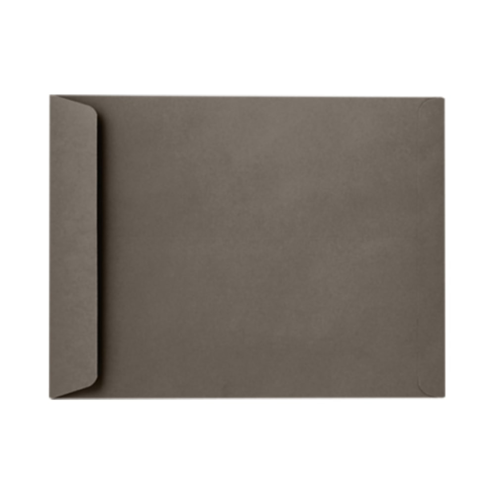 ACTION ENVELOPE EX1644-22-50 LUX Open-End Envelopes, 6in x 9in, Peel & Press Closure, Smoke Gray, Pack Of 50