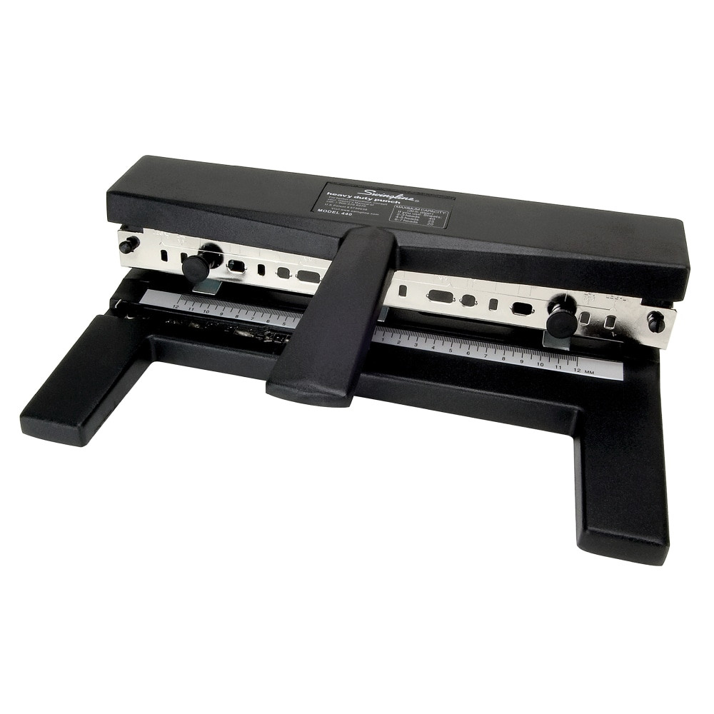 ACCO BRANDS USA, LLC A7074440 Swingline Heavy-Duty Paper Punch, Black