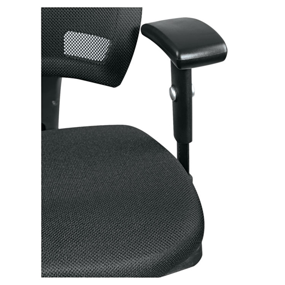 ALERA EP42ME10B Alera Epoch Series Fabric Mesh Multifunction Chair, Supports Up to 275 lb, 17.63" to 22.44" Seat Height, Black