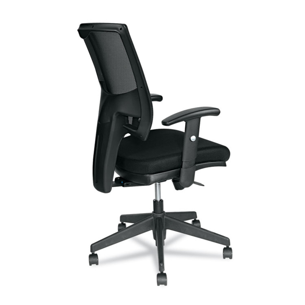 ALERA EP42ME10B Alera Epoch Series Fabric Mesh Multifunction Chair, Supports Up to 275 lb, 17.63" to 22.44" Seat Height, Black