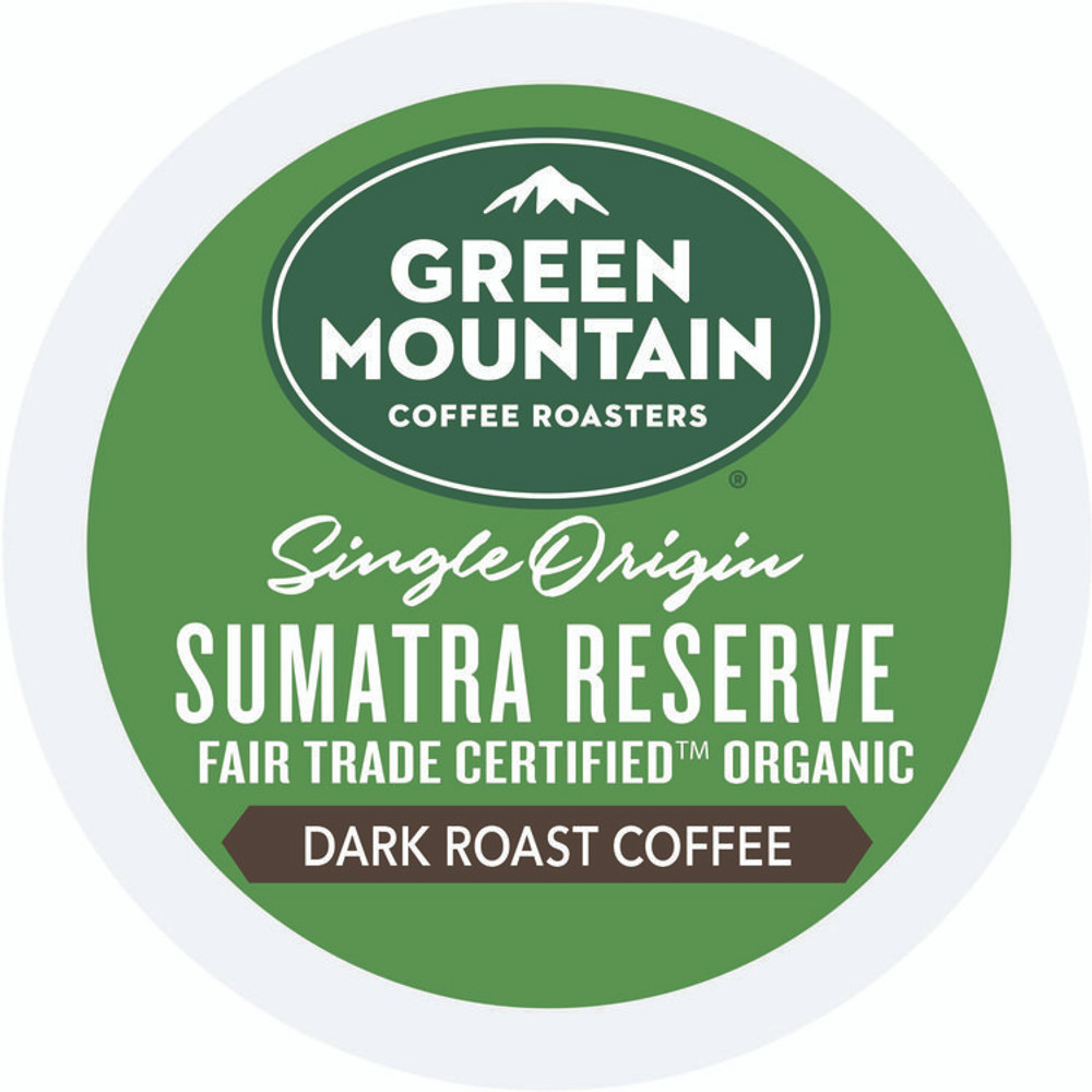 KEURIG DR PEPPER Green Mountain Coffee® 4060CT Fair Trade Organic Sumatran Extra Bold Coffee K-Cups, 96/Carton