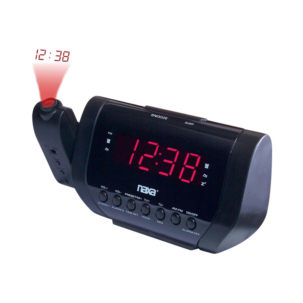 NAXA ELECTRONICS, INC. NRC-173 Naxa NRC-173 - Clock radio - shiny black