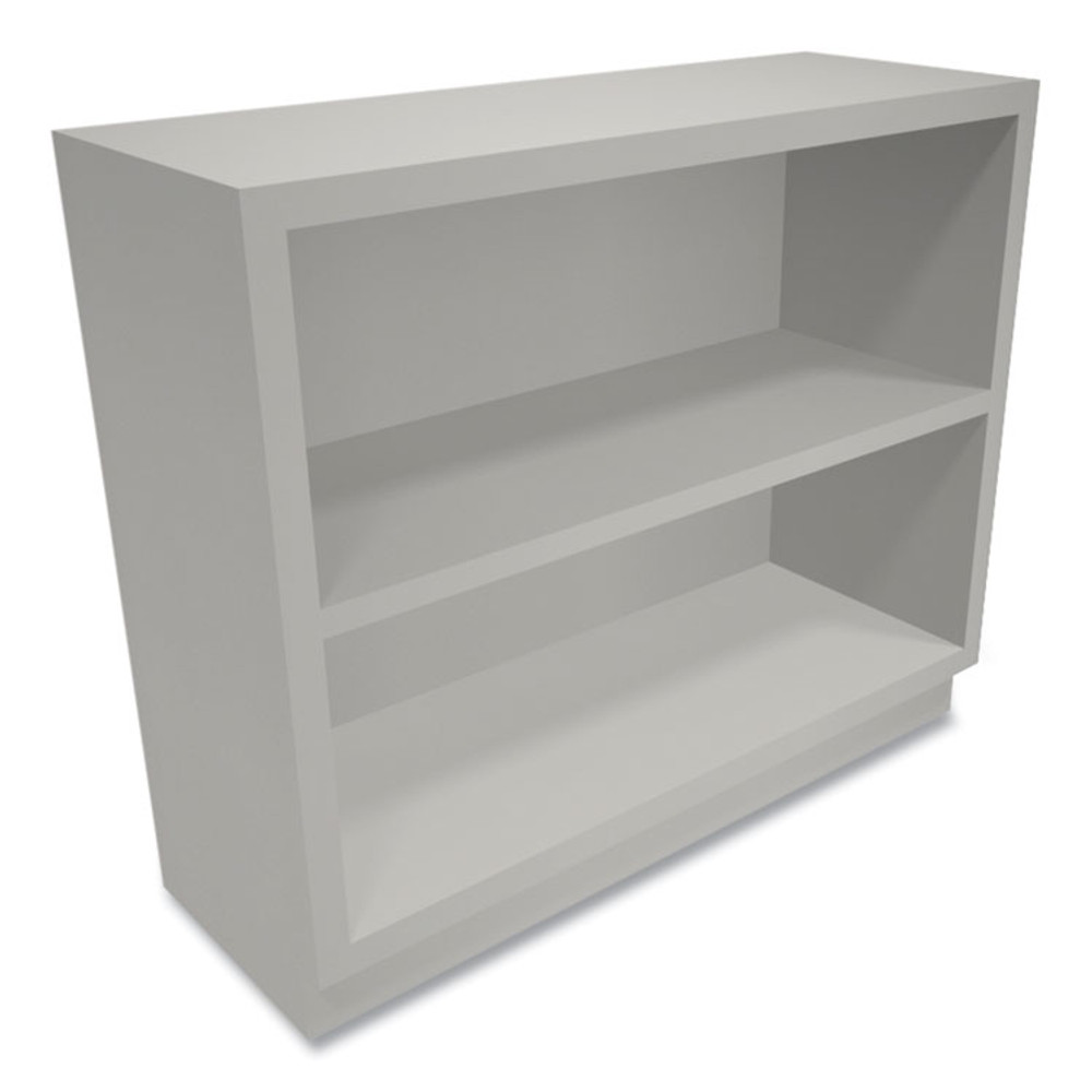 HON COMPANY S30ABCQ Metal Bookcase, Two-Shelf, 34.5w x 12.63d x 29h, Light Gray