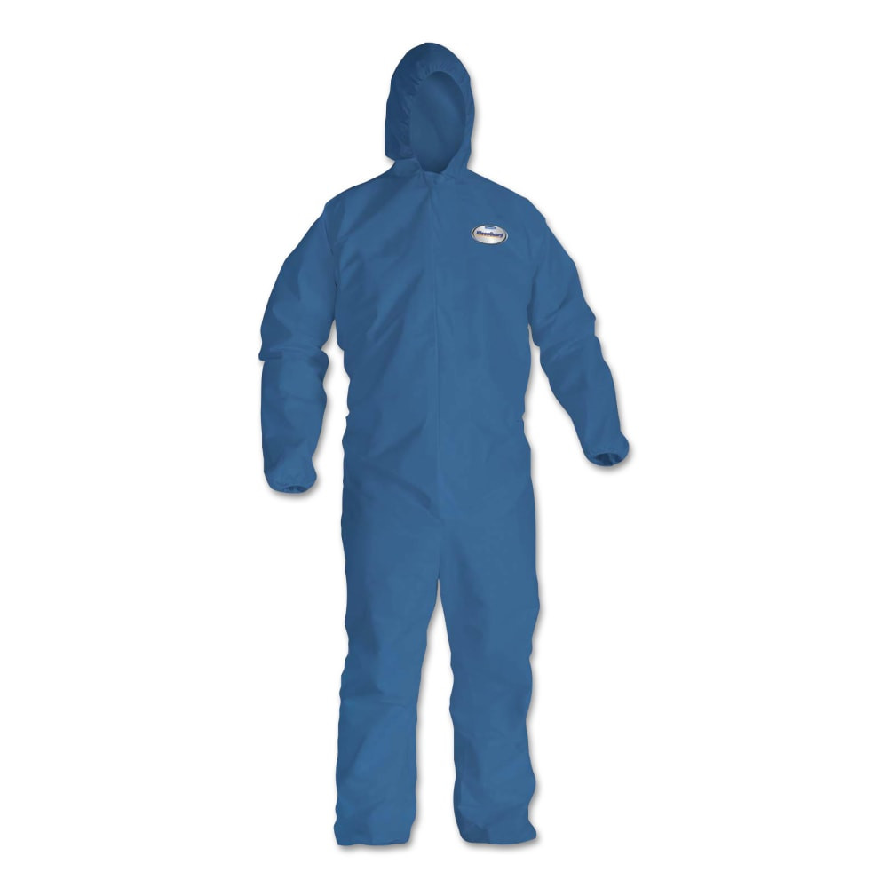 KIMBERLY-CLARK Kimberly-Clark Professional 58515  KleenGuard A20 Microforce Particle Protection Coveralls, KS, 2X, Denim Blue, Pack Of 24 Coveralls