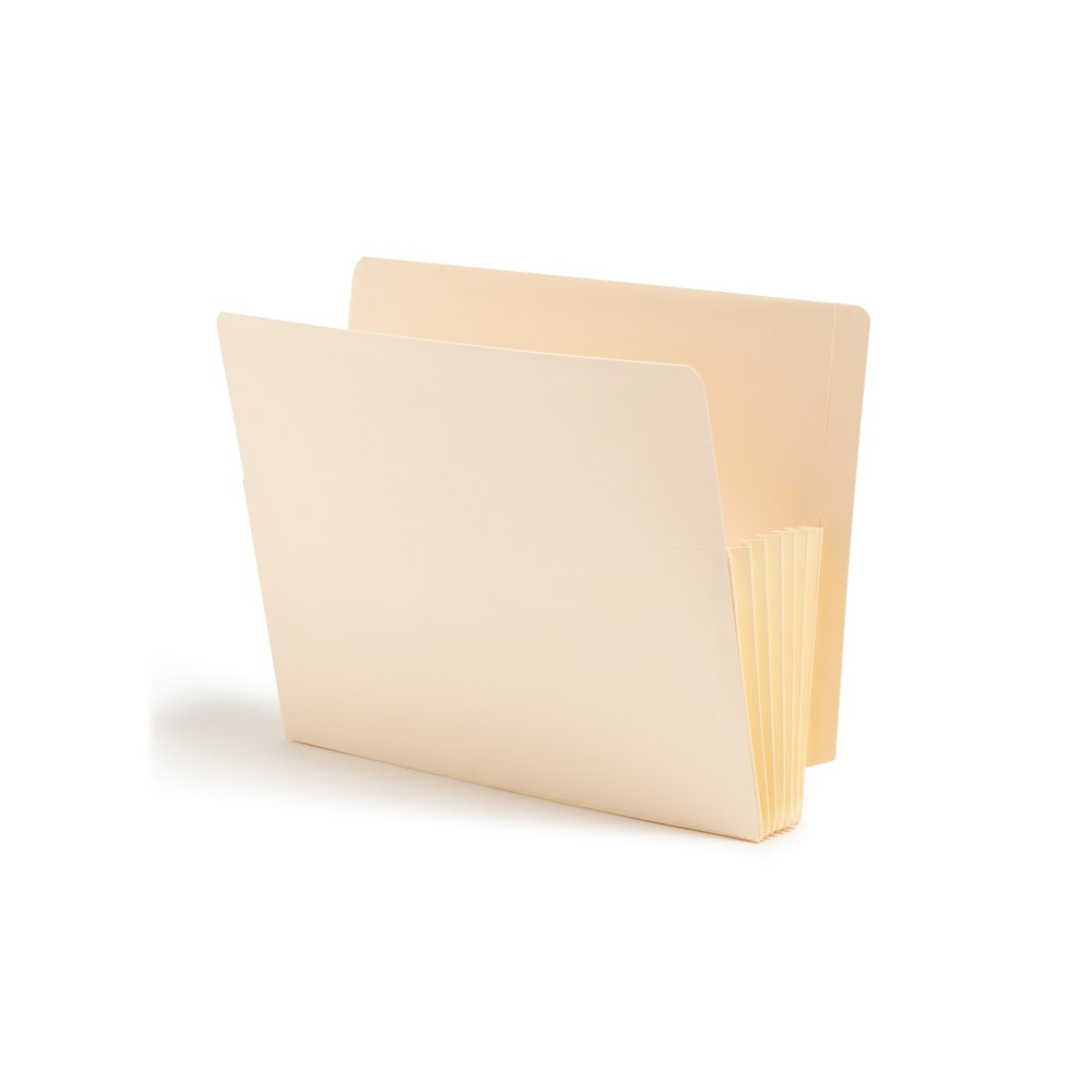 SMEAD MFG CO ETMC1534G Smead Manila File Pocket With Reinforced Tab, Letter Size, 5 1/4in Expansion, Box Of 10