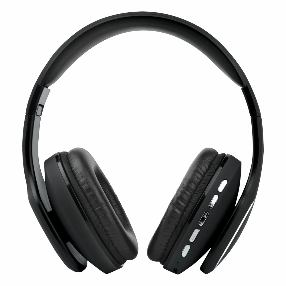 SMD TECHNOLOGIES LLC VK-2002-BK Volkano Phonic Series Bluetooth Over-Ear Headphones, Black